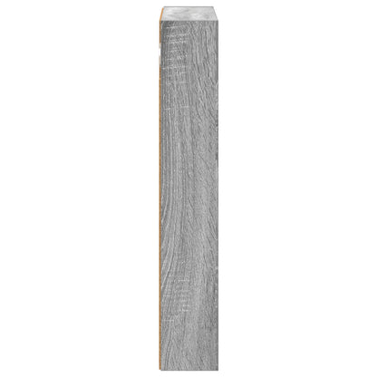 Bathroom Wall Cabinet with Shelf Grey Sonoma 40 x 10 x 60.5 cm