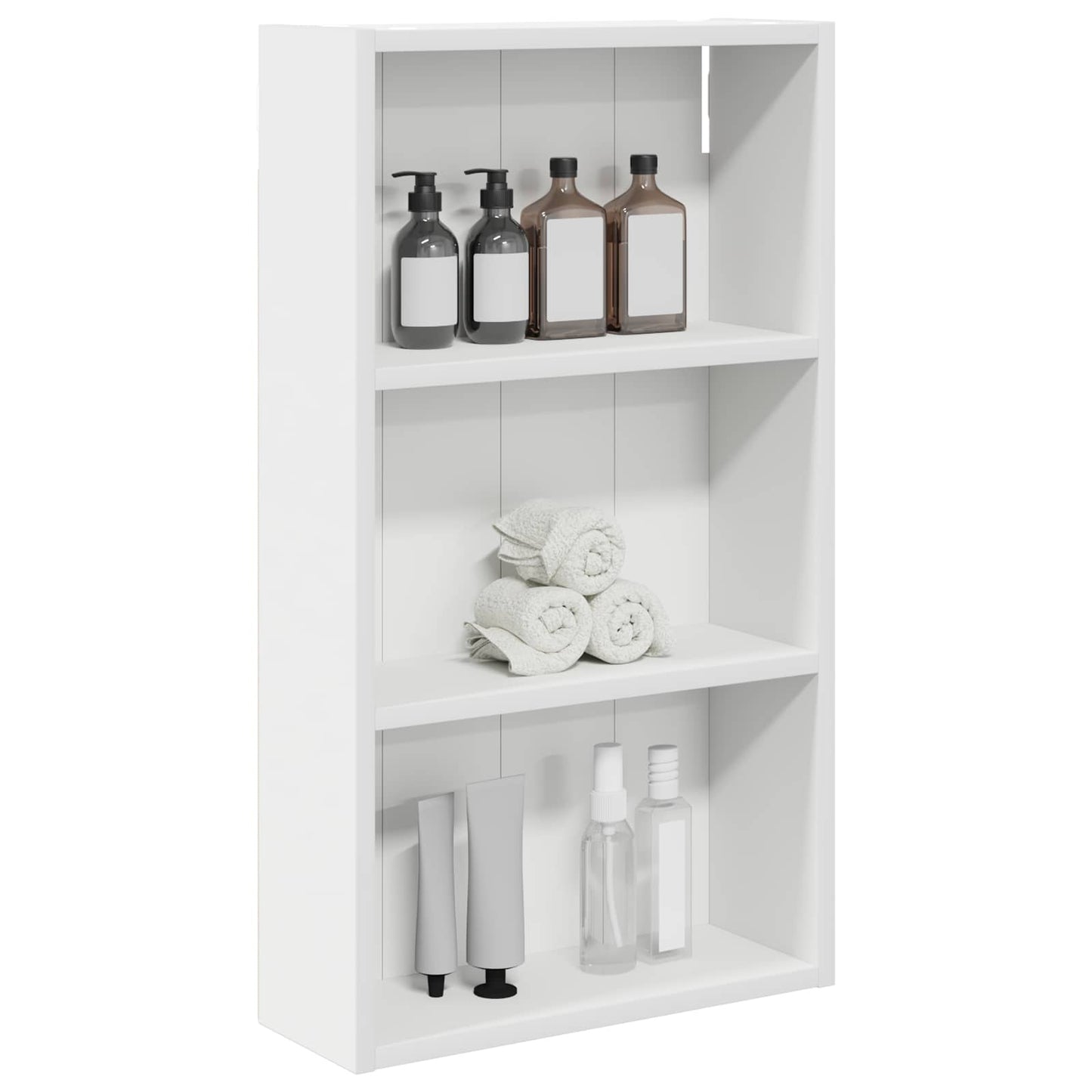 Bathroom Wall Cabinet White 40 x 14 x 70 cm Engineered wood