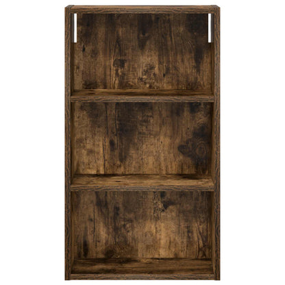 Bathroom Wall Cabinet with Shelf Smoked Oak 40 x 14 x 70 cm