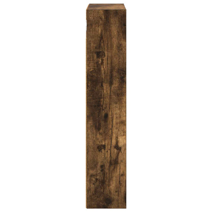 Bathroom Wall Cabinet with Shelf Smoked Oak 40 x 14 x 70 cm