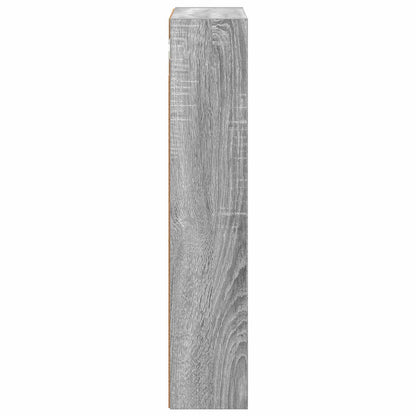 Bathroom Wall Cabinet with Shelf Grey Sonoma 40 x 14 x 70 cm