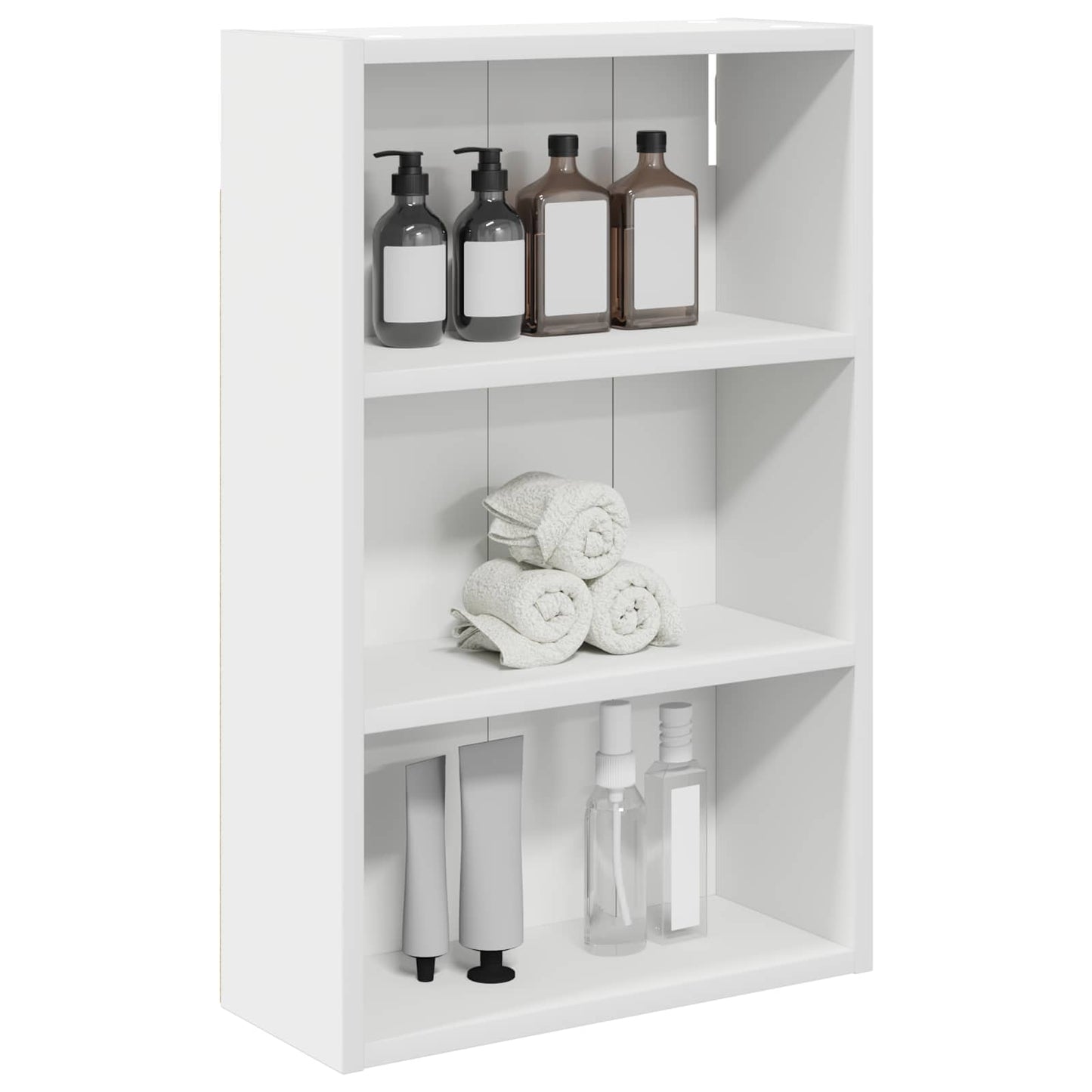 Bathroom Wall Cabinet White 40 x 16 x 62.5 cm Engineered wood
