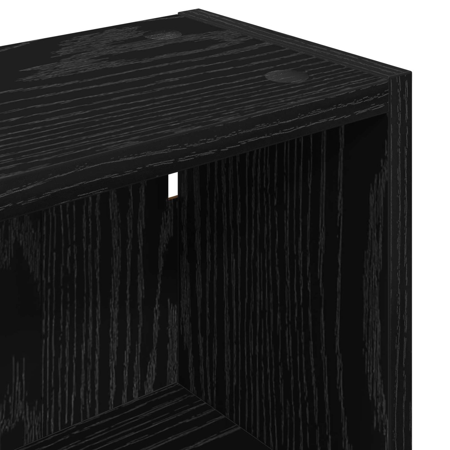 Bathroom Wall Cabinet with Shelf Black Oak 40 x 16 x 62.5 cm