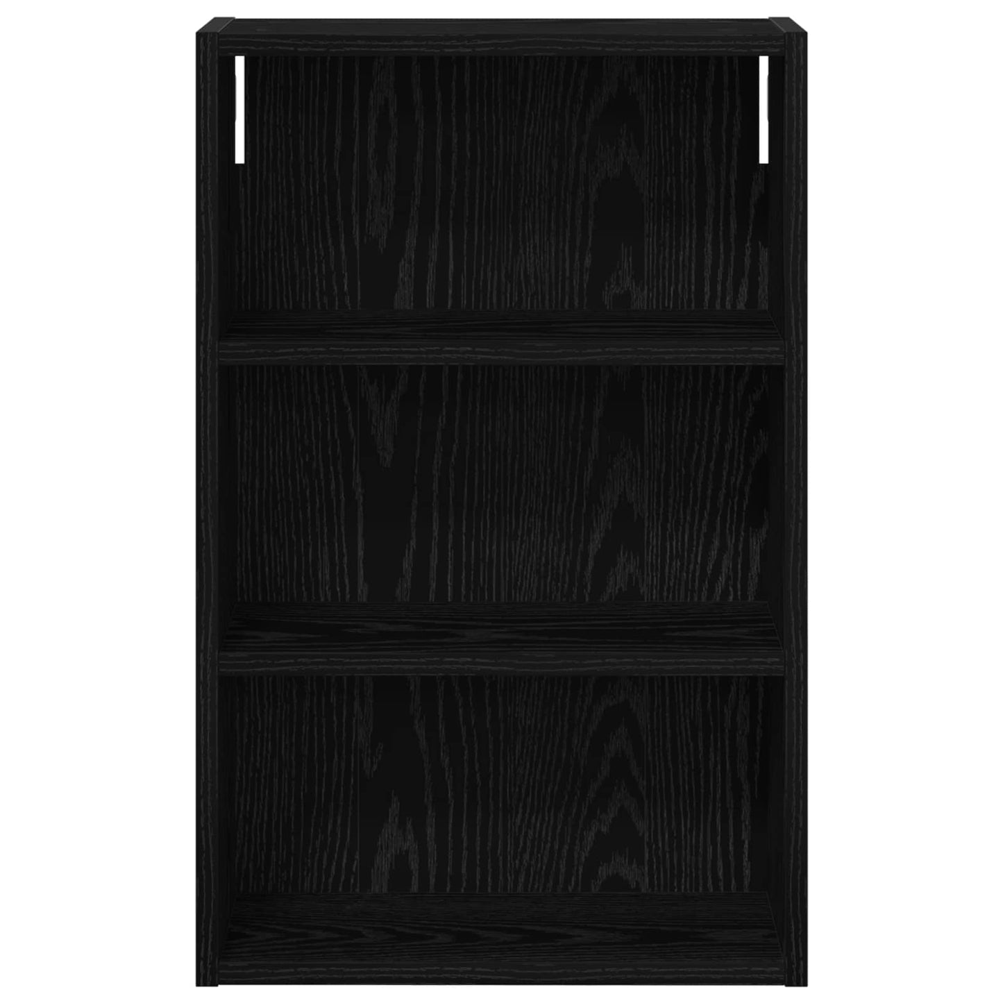 Bathroom Wall Cabinet with Shelf Black Oak 40 x 16 x 62.5 cm