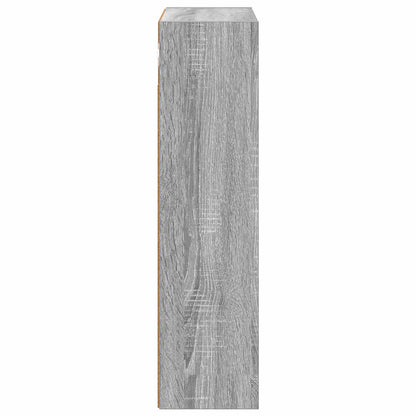 Bathroom Wall Cabinet with Shelf Grey Sonoma 40 x 16 x 62.5 cm