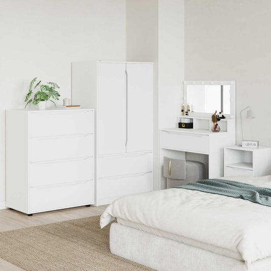 Storage Cabinets 80 x 48 x 105 cm Engineered Wood White