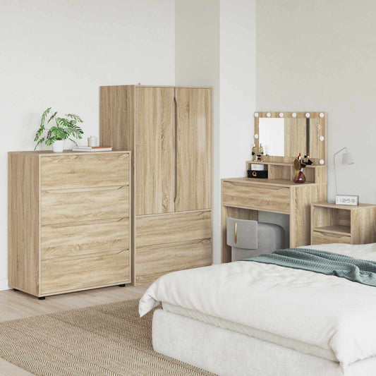 Storage Cabinets 80 x 48 x 105 cm Engineered Wood Sonoma Oak