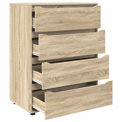 Storage Cabinets Sonoma Oak 80 x 48 x 105 cm Engineered Wood
