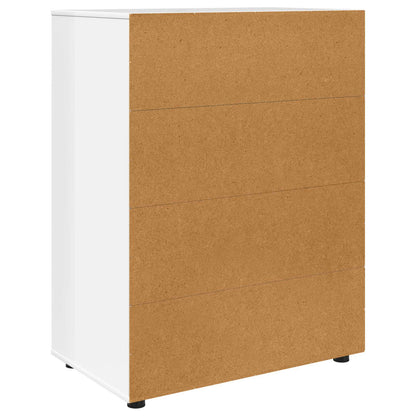 Storage Cabinets High Gloss White 80 x 48 x 105 cm