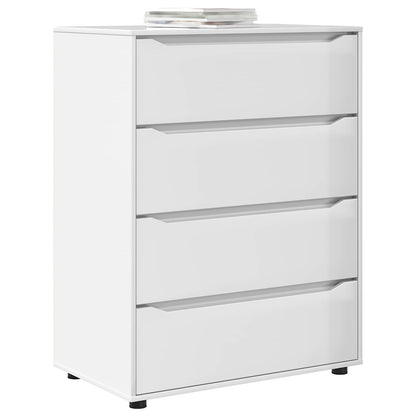 Storage Cabinets High Gloss White 80 x 48 x 105 cm