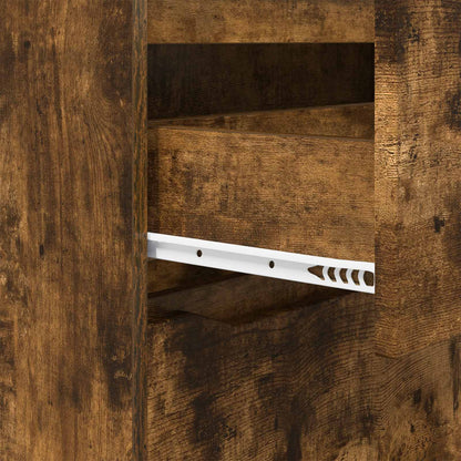Storage Cabinets Smoked Oak 80 x 48 x 105 cm Engineered Wood