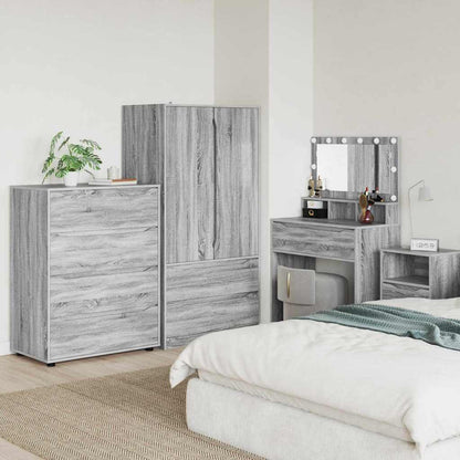 Storage Cabinets Grey Sonoma 80 x 48 x 105 cm Engineered Wood