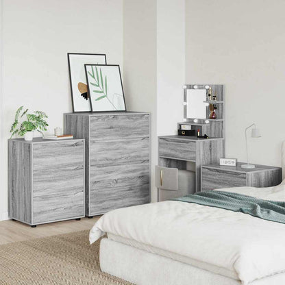 Storage Cabinets Grey Sonoma 80 x 48 x 105 cm Engineered Wood