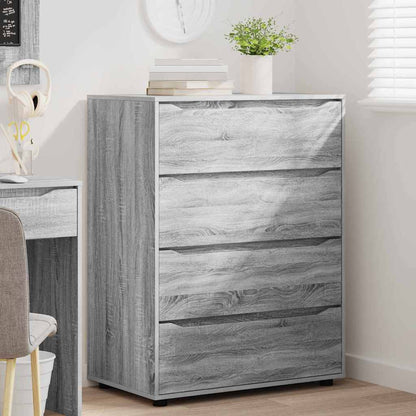 Storage Cabinets Grey Sonoma 80 x 48 x 105 cm Engineered Wood