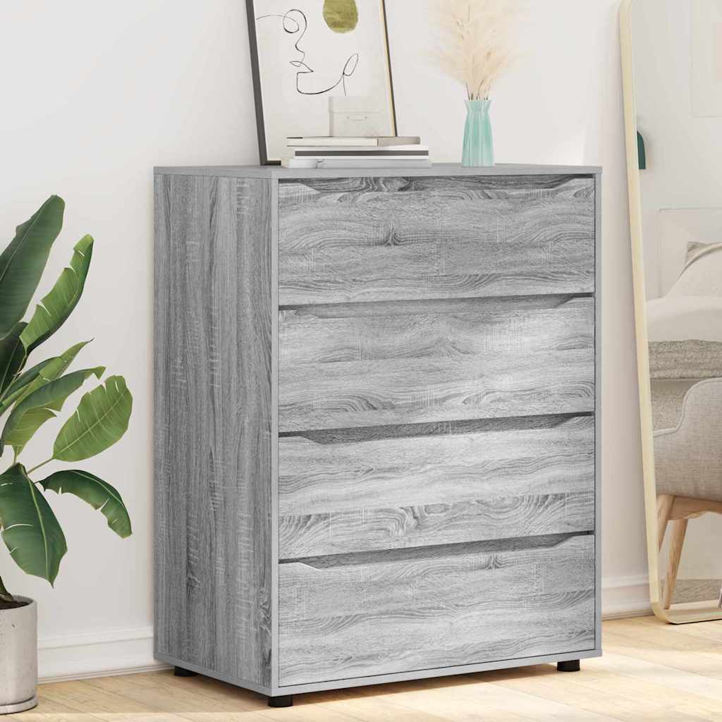Storage Cabinets Grey Sonoma 80 x 48 x 105 cm Engineered Wood