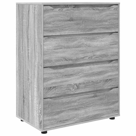 Storage Cabinets 80 x 48 x 105 cm Engineered Wood Grey Sonoma