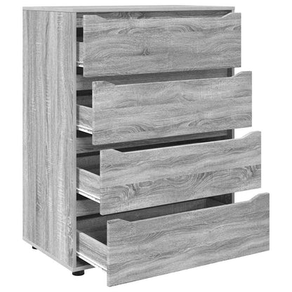Storage Cabinets Grey Sonoma 80 x 48 x 105 cm Engineered Wood