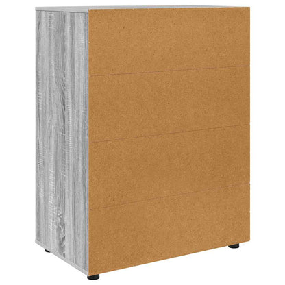 Storage Cabinets Grey Sonoma 80 x 48 x 105 cm Engineered Wood