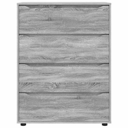 Storage Cabinets Grey Sonoma 80 x 48 x 105 cm Engineered Wood