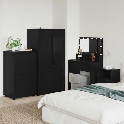 Storage Cabinets 60 x 48 x 105 cm Engineered Wood Black