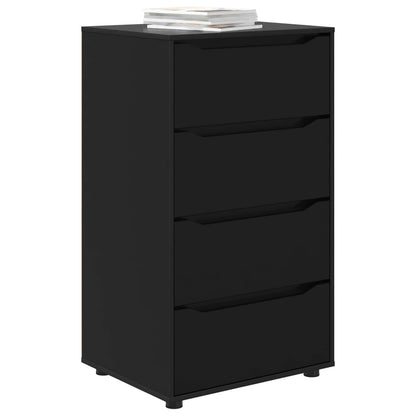Storage Cabinets 60 x 48 x 105 cm Engineered Wood Black