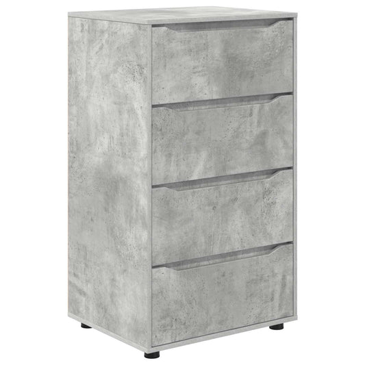 Storage Cabinets 60 x 48 x 105 cm Engineered Wood Concrete Grey