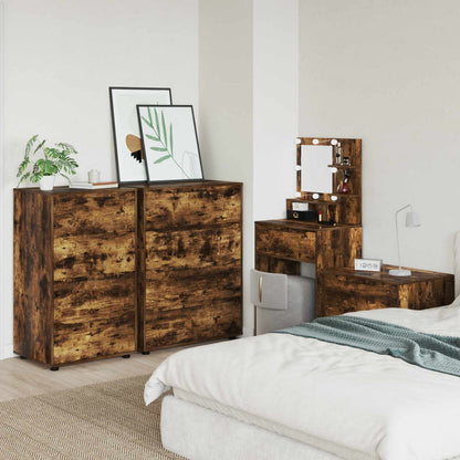 Storage Cabinets 60 x 48 x 105 cm Engineered Wood Smoked Oak