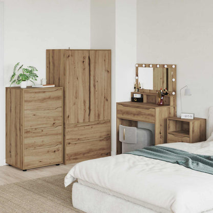 Storage Cabinets 60 x 48 x 105 cm Engineered Wood Artisan Oak
