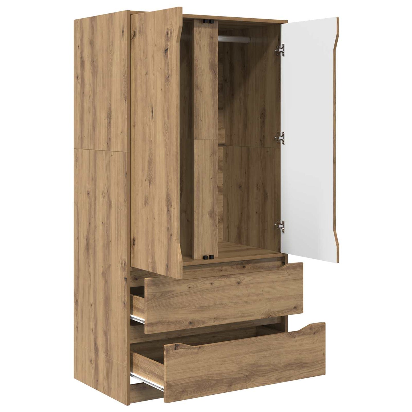 Wardrobe Artisan Oak 79.5 x 49 x 156 cm Engineered Wood