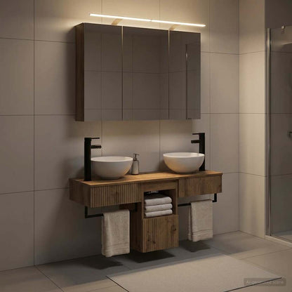 Bathroom Cabinet Set 4 pcs Artisan Oak Engineered Wood