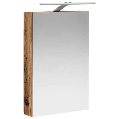 Bathroom Cabinet Set 5 pcs Old Wood 40 x 10.5 x 60.5 cm
