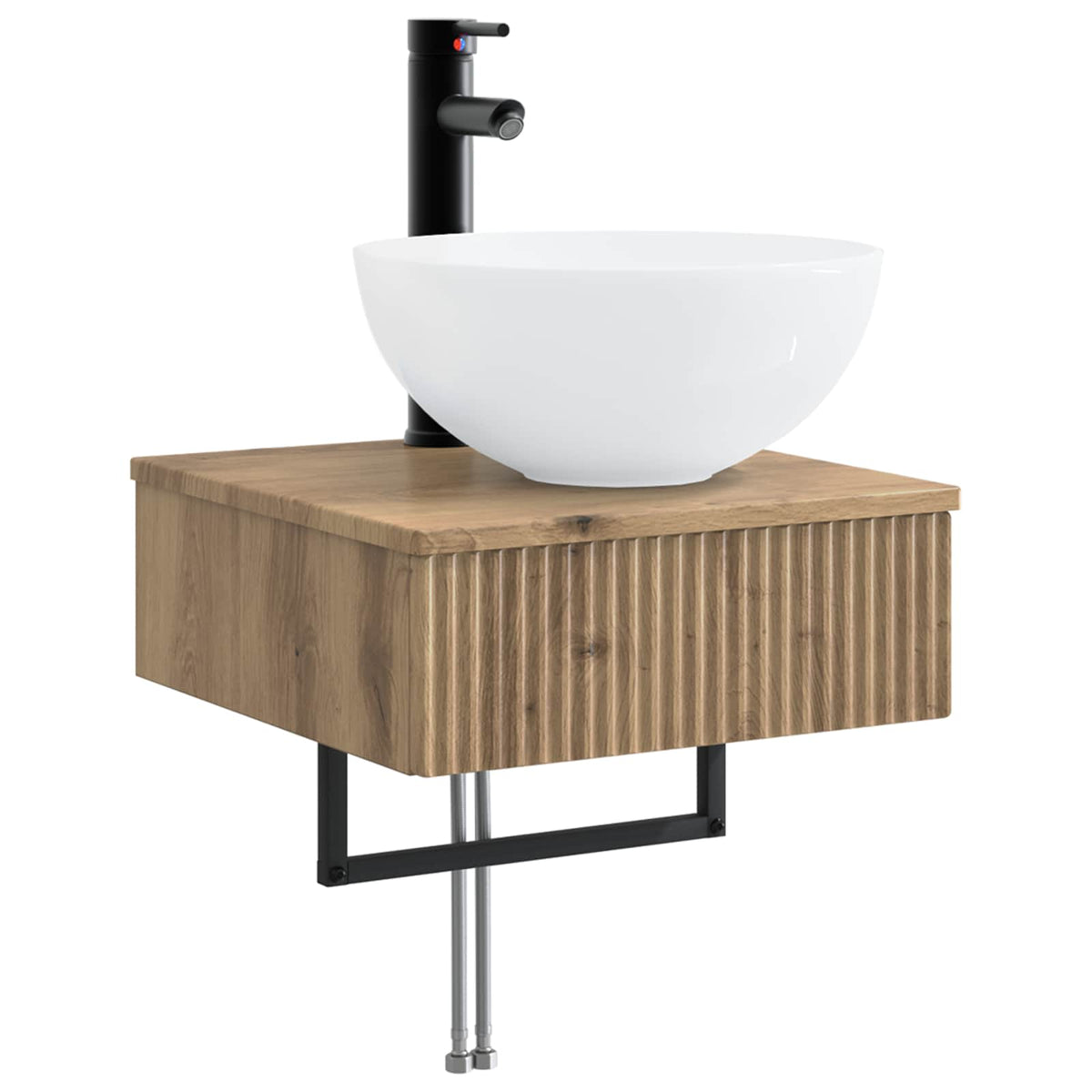 Bathroom Cabinet Set 5 pcs Artisan Oak Engineered Wood