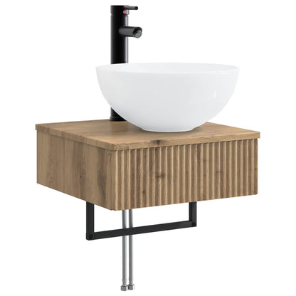 Bathroom Cabinet Set 5 pcs Artisan Oak Engineered Wood