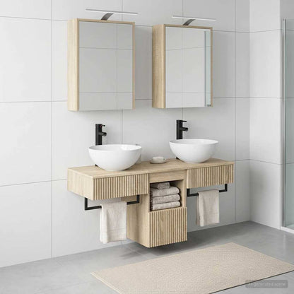 Bathroom Cabinet Set 5 pcs Sonoma Oak Engineered Wood
