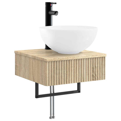 Bathroom Cabinet Set 5 pcs Sonoma Oak 43 x 16 x 62.5 cm
