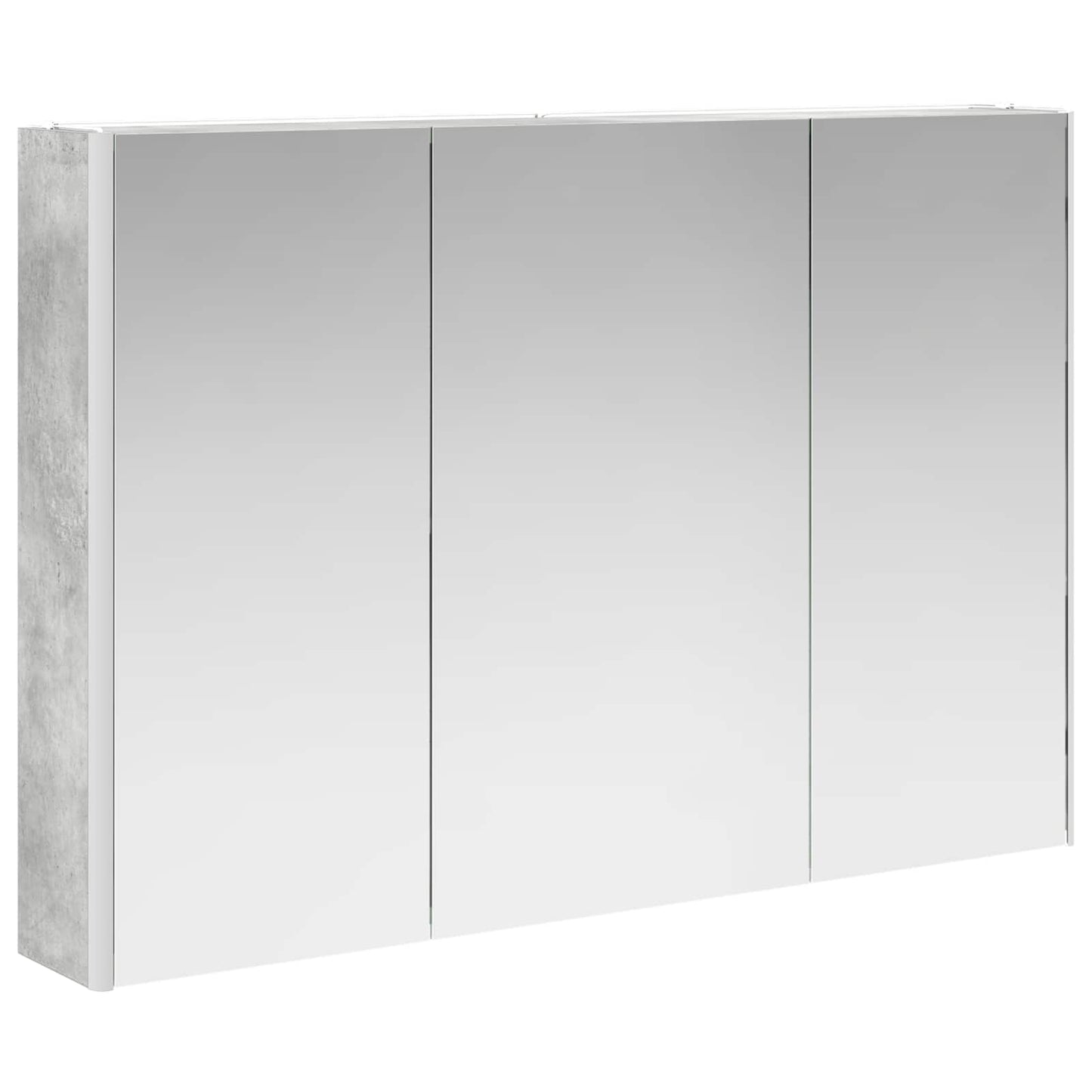 Bathroom Cabinet Set 4 pcs Concrete Grey Engineered Wood