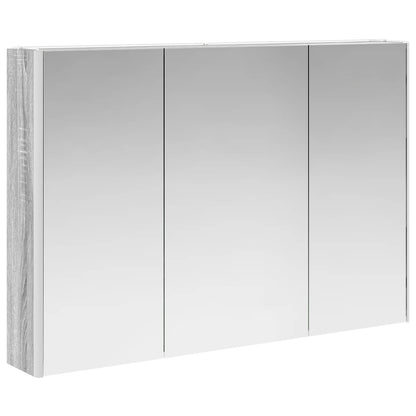 Bathroom Cabinet Set 4 pcs Grey Sonoma Engineered Wood