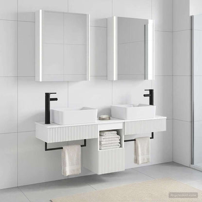 Bathroom Cabinet Set 5 pcs White Engineered Wood