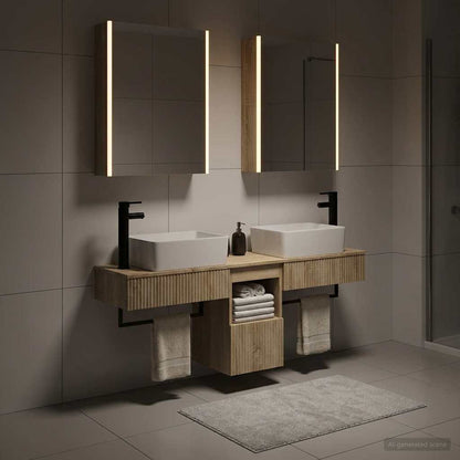 Bathroom Cabinet Set 5 pcs Sonoma Oak Engineered Wood