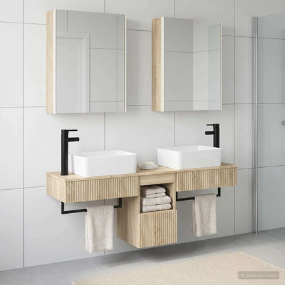 Bathroom Cabinet Set 5 pcs Sonoma Oak Engineered Wood