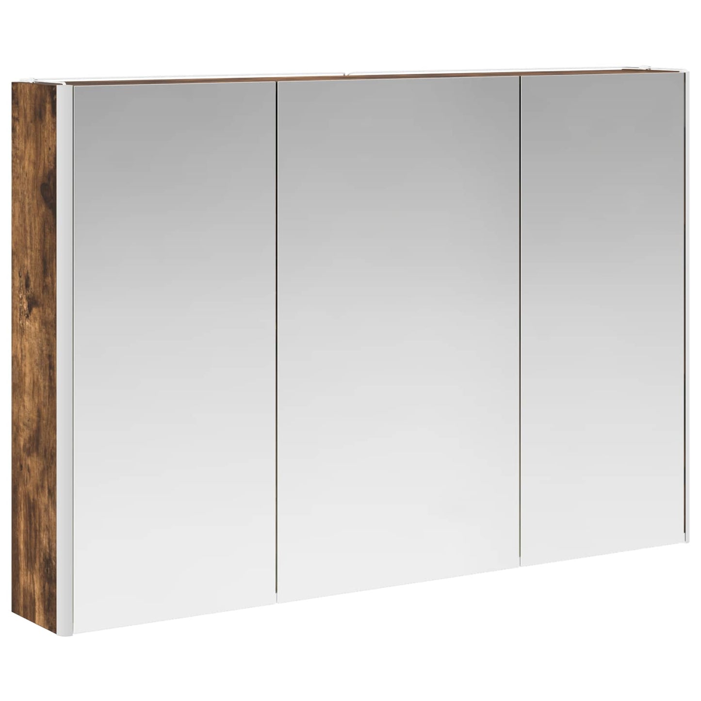 Bathroom Cabinet Set 4 pcs Smoked Oak Engineered Wood