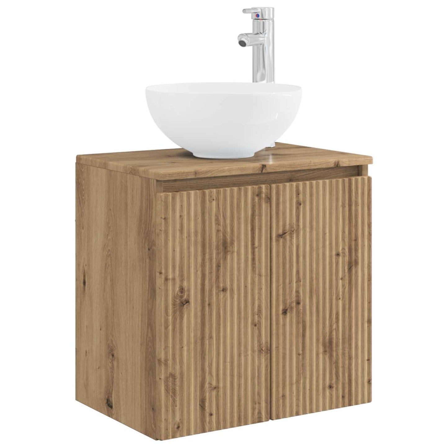 Bathroom Cabinet Set 4 pcs Artisan Oak Engineered Wood
