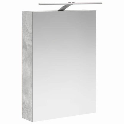 Bathroom Cabinet Set 5 pcs Concrete Grey Engineered Wood