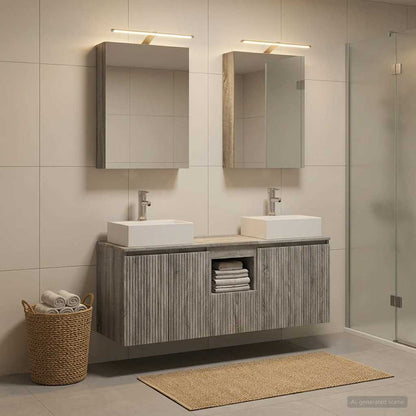 Bathroom Cabinet Set 5 pcs Grey Sonoma Engineered Wood