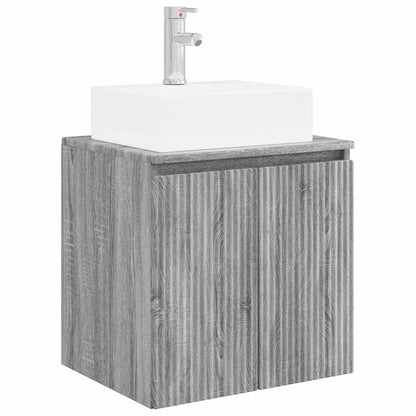 Bathroom Cabinet Set 5 pcs Grey Sonoma Engineered Wood