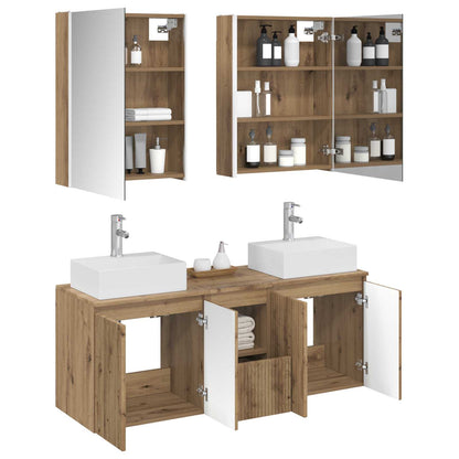 Bathroom Cabinet Set 5 pcs Artisan Oak Engineered Wood