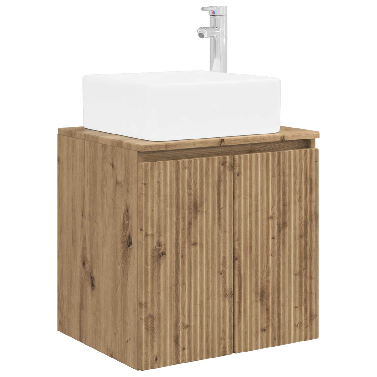 Bathroom Cabinet Set 4 pcs Artisan Oak Engineered Wood