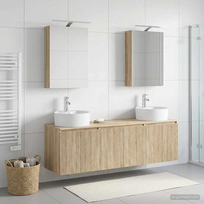 Bathroom Cabinet Set 5 pcs Sonoma Oak Engineered Wood