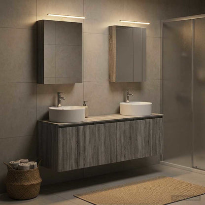 Bathroom Cabinet Set 5 pcs Grey Sonoma Engineered Wood