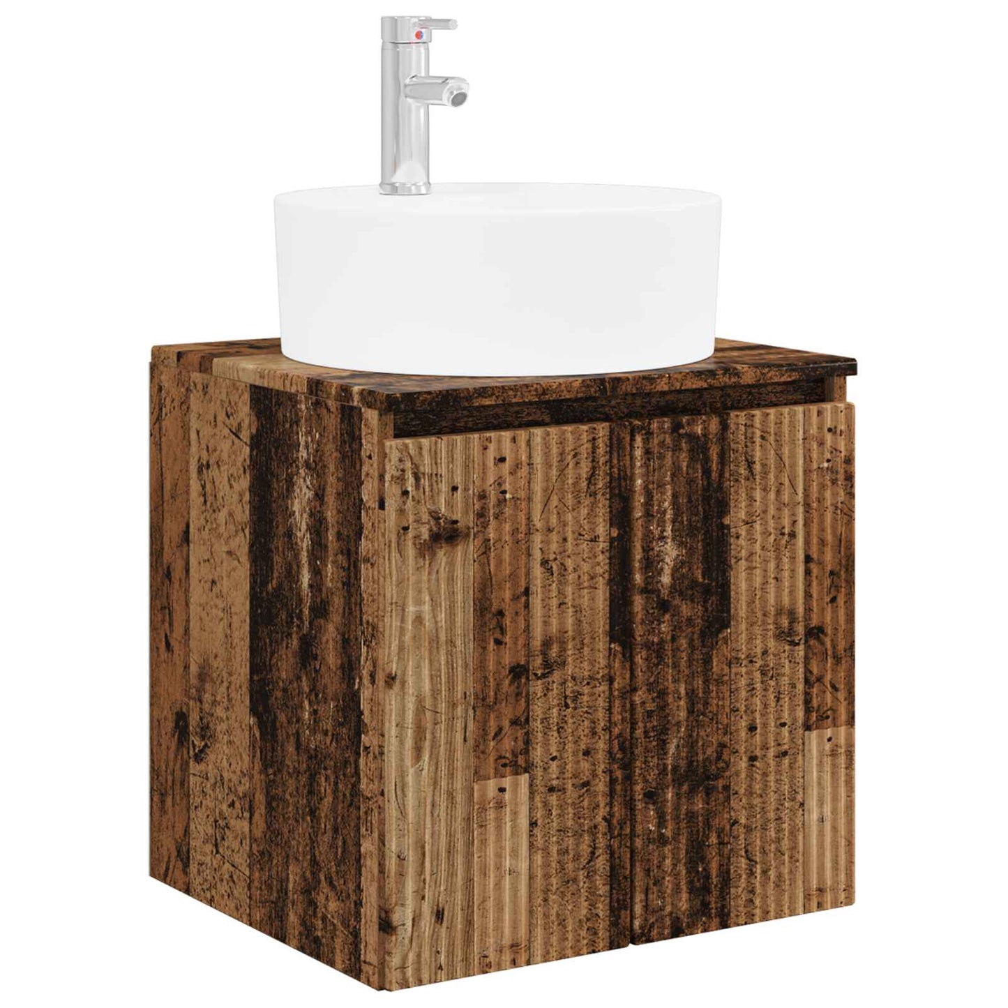 Bathroom Cabinet Set 5 pcs Old Wood Engineered Wood